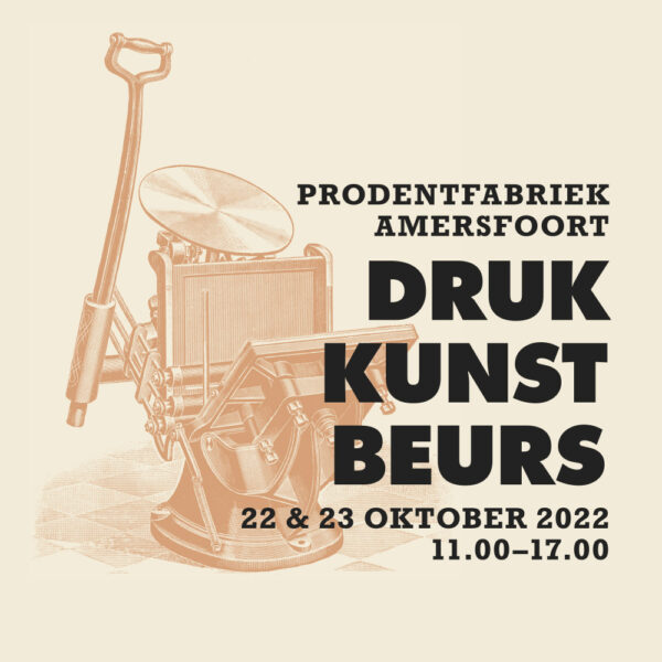 Drukkunstbeurs in de Prodentfabriek in Amersfoort! Twee dagen vol papier en inkt met alle leuke werkplaatsen en drukkers van Nederland en België. De toegang is gratis. 22 en 23 oktober van 11.00-17.00.